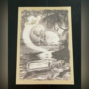 Disney Castaway Club Tinkerbell and Mickey Mouse Art.